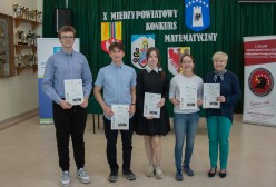 Uczestnicy konkursu w Zespole Szkół Ogólnokształcących W Kartuzach